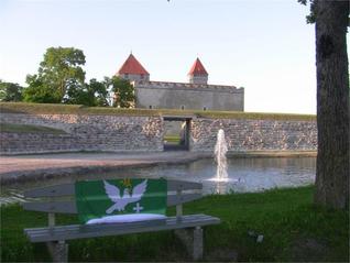 Středověký hrad Kuressaare, ostrov Saaremaa, stát Estonsko